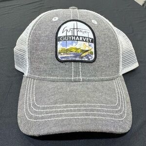 Guy Harvey Deep Sea Fishing Patch Mesh Trucker Hat